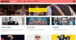Desktop Screenshot of minirock.be
